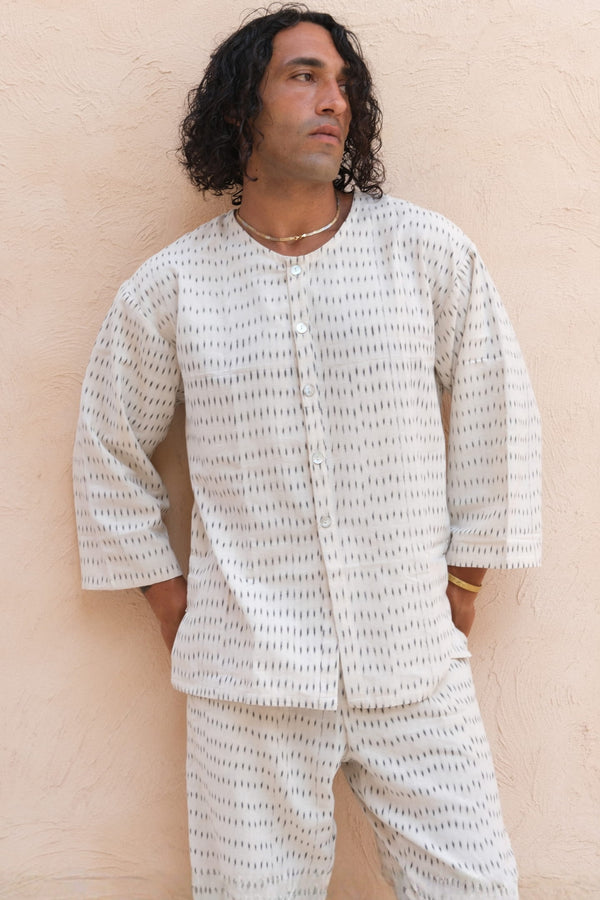 Baik Two-Piece Set, handwoven Javanese Ikat, alternate view